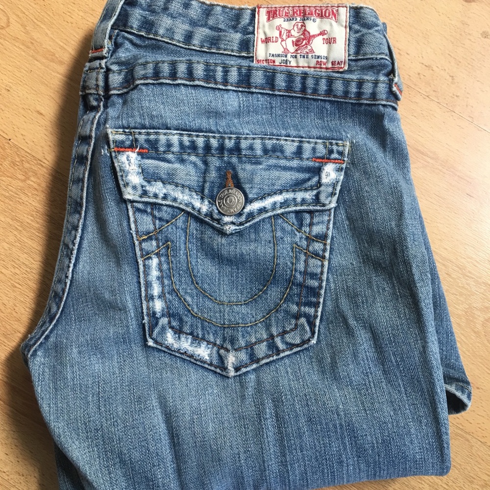 True Religion Joey jeans- size 28 light wash